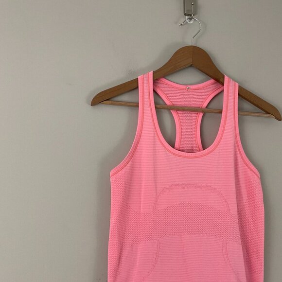 Lululemon Swiftly Tech Racerback Tank Coral Pink Size 6 - Picture 5 of 5